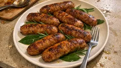 Salsicce in friggitrice ad aria: dorate fuori e succose dentro, pronte in 20 minuti