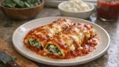 Cannelloni ricotta e spinaci al forno: gratinati e cremosi, come in trattoria