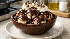 Profitterol nell’uovo di Pasqua: il dolce scenografico con bignè e crema chantilly