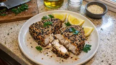 Pesce spada in friggitrice ad aria: dorato fuori e morbido dentro, pronto in 15 minuti