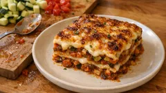 Lasagne con ragù di verdure: cremose, saporite e perfette da preparare in anticipo