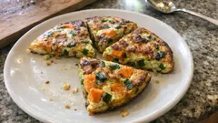 Frittata con patate dolci in padella: morbida dentro e dorata fuori, pronta in poco tempo