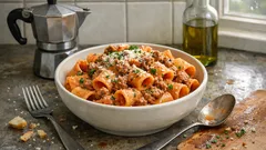 Pasta alla carcerata: salsiccia, pomodoro e panna per un primo cremoso e veloce