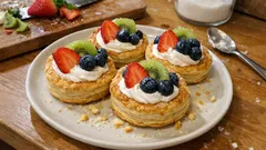 Cestini di sfoglia alla frutta in friggitrice ad aria: croccanti e pronti in poco tempo